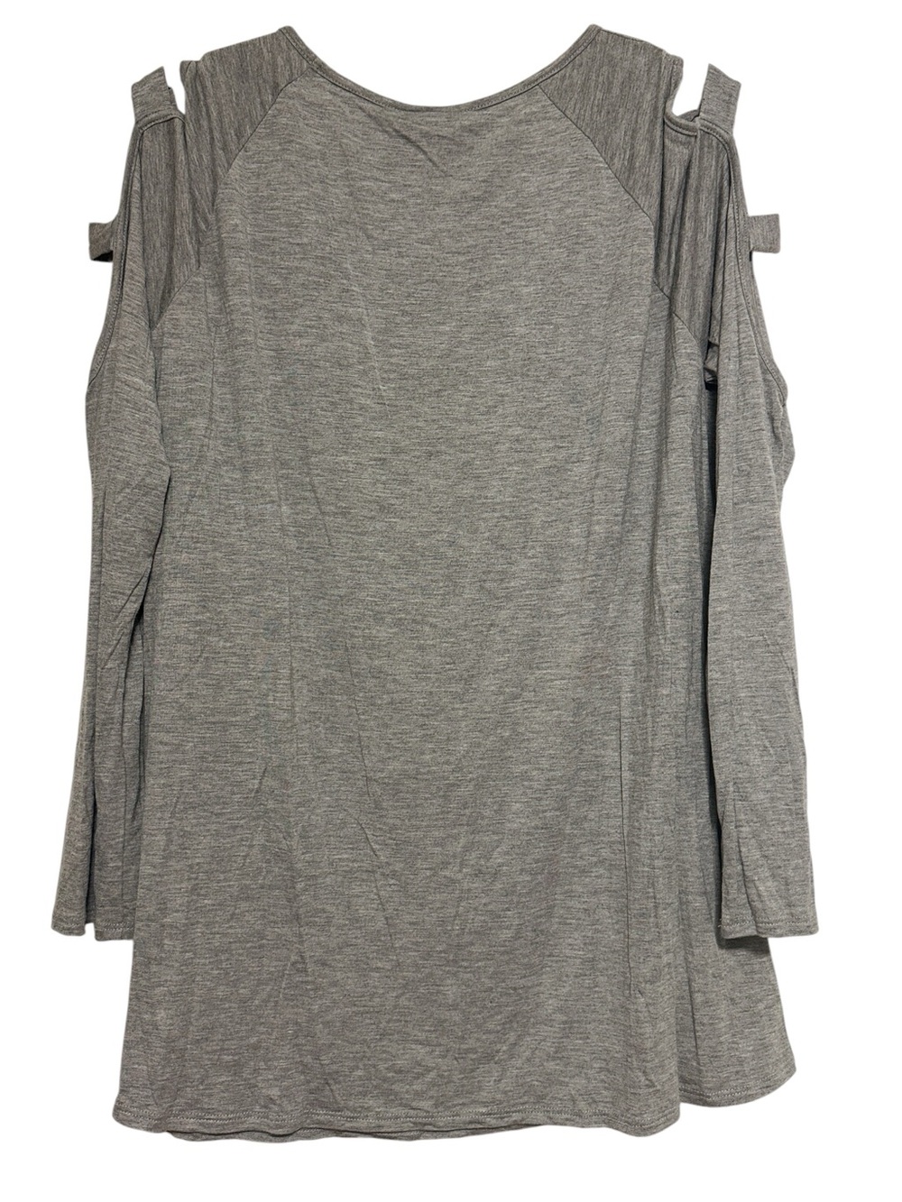 Harley-Davidson Women's Grey "Unleashed" Winged Eagle Cold-Shoulder Tee 2XL - Picture 5 of 5